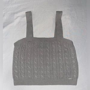 Hollister Grey Crop Top